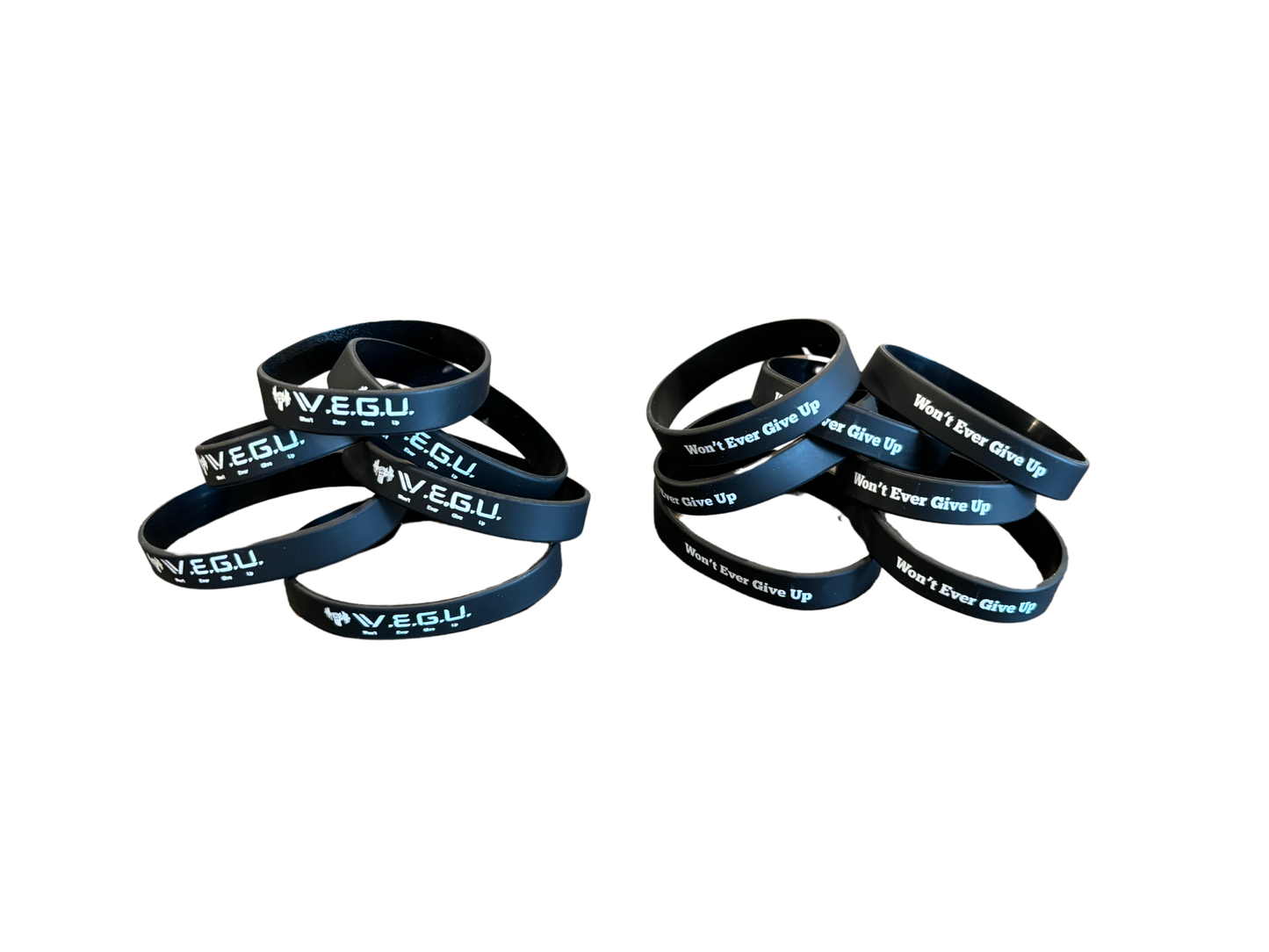 W.E.G.U.(Won't Ever Give Up) Wristbands